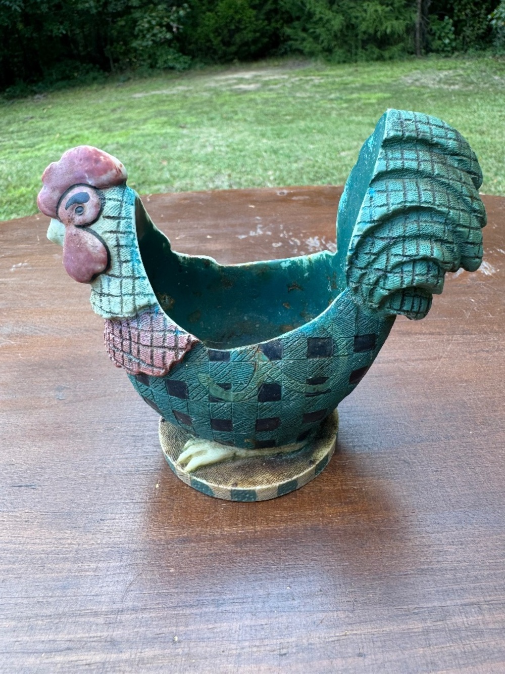Vintage Williraye Rooster Tealight/ Candle Holder